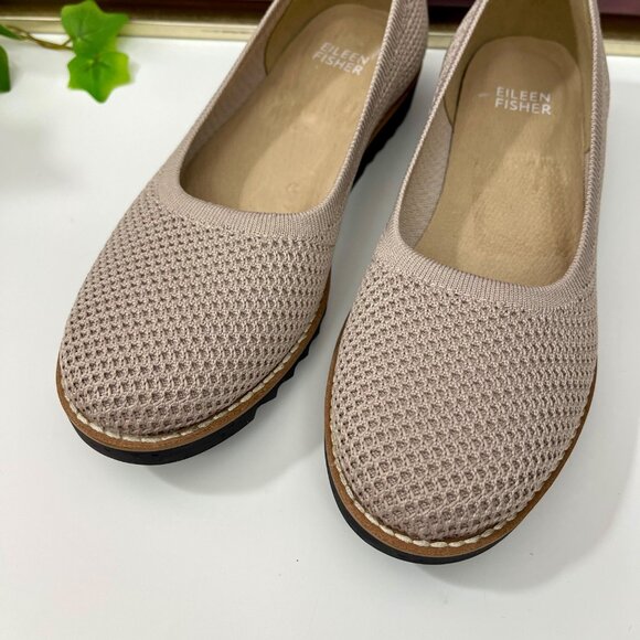 Eileen Fisher Etta Knit Slip-On Shoe in Blush Size 6 - Picture 10 of 15